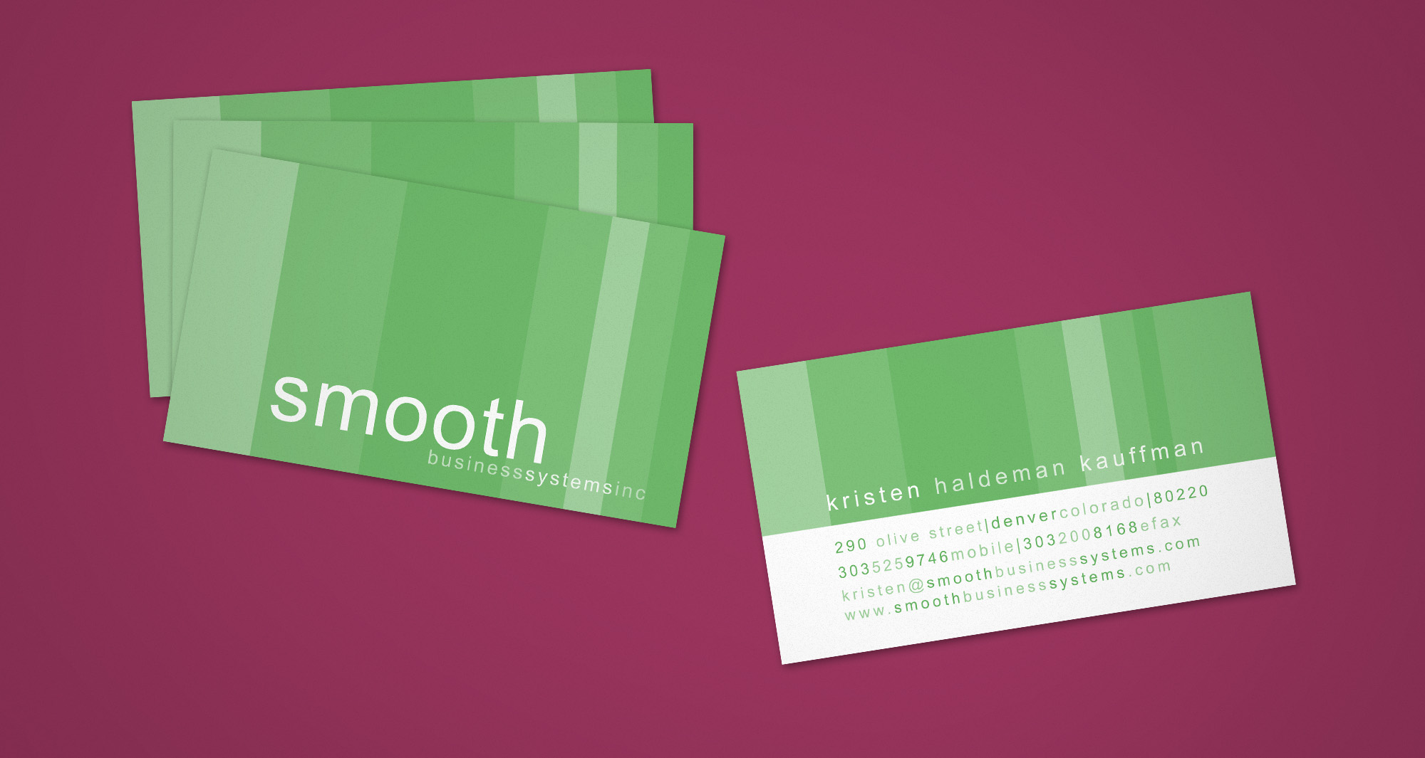 Smooth business cards Studiotrope Studiotrope